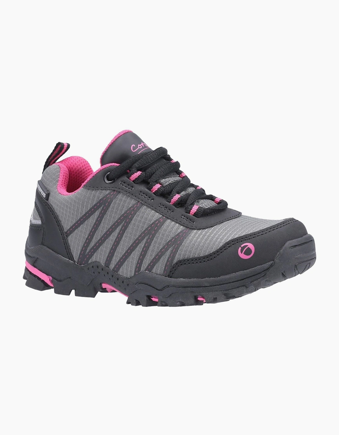 Cotswold Littledean Nylon Girl's Pink/Grey Hiking Boots