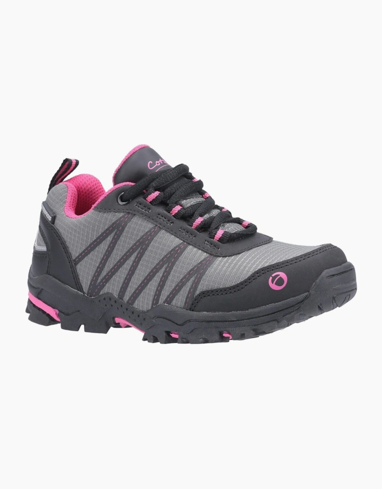 Cotswold Littledean Nylon Girl's Pink/Grey Hiking Boots