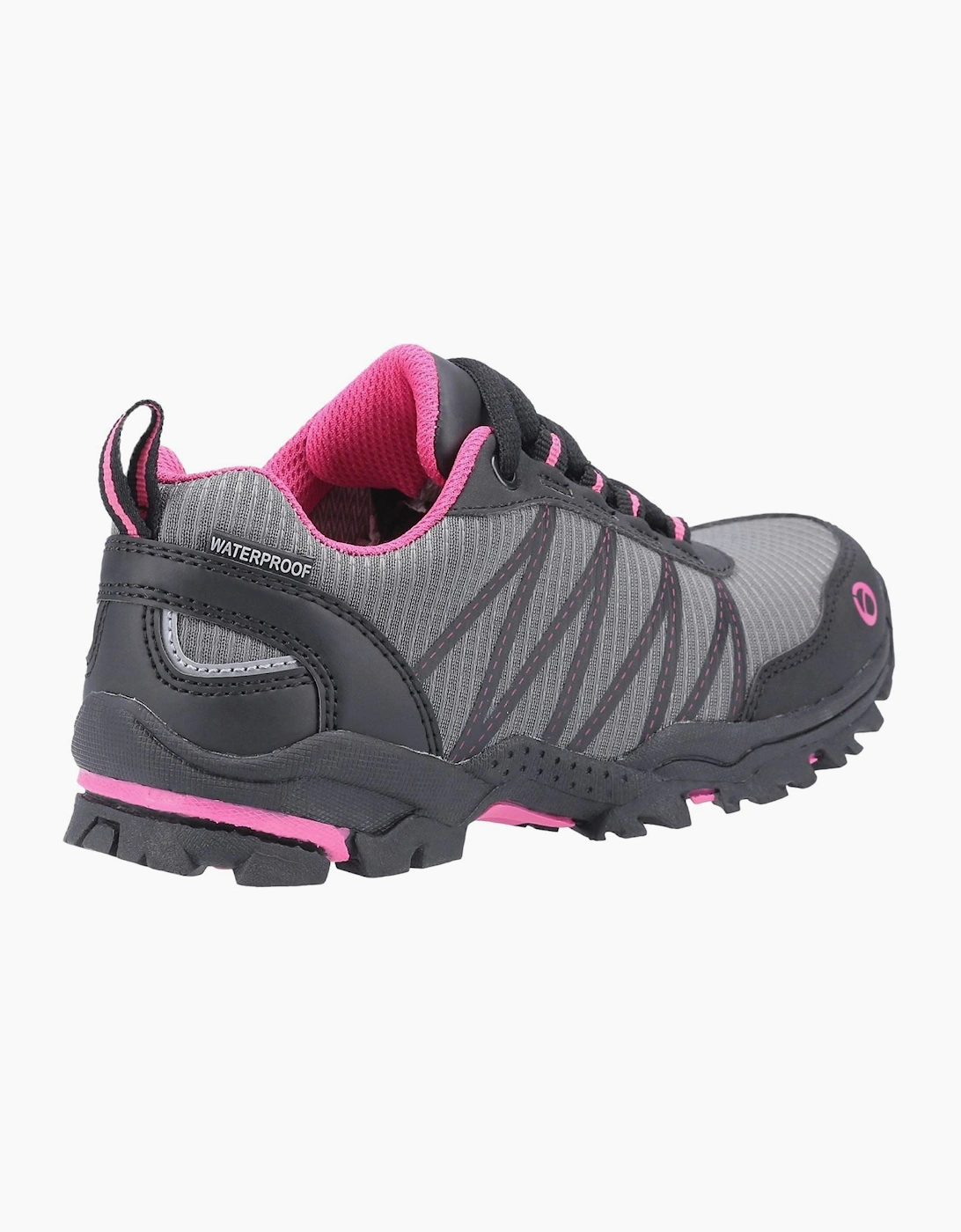 Cotswold Littledean Nylon Girl's Pink/Grey Hiking Boots