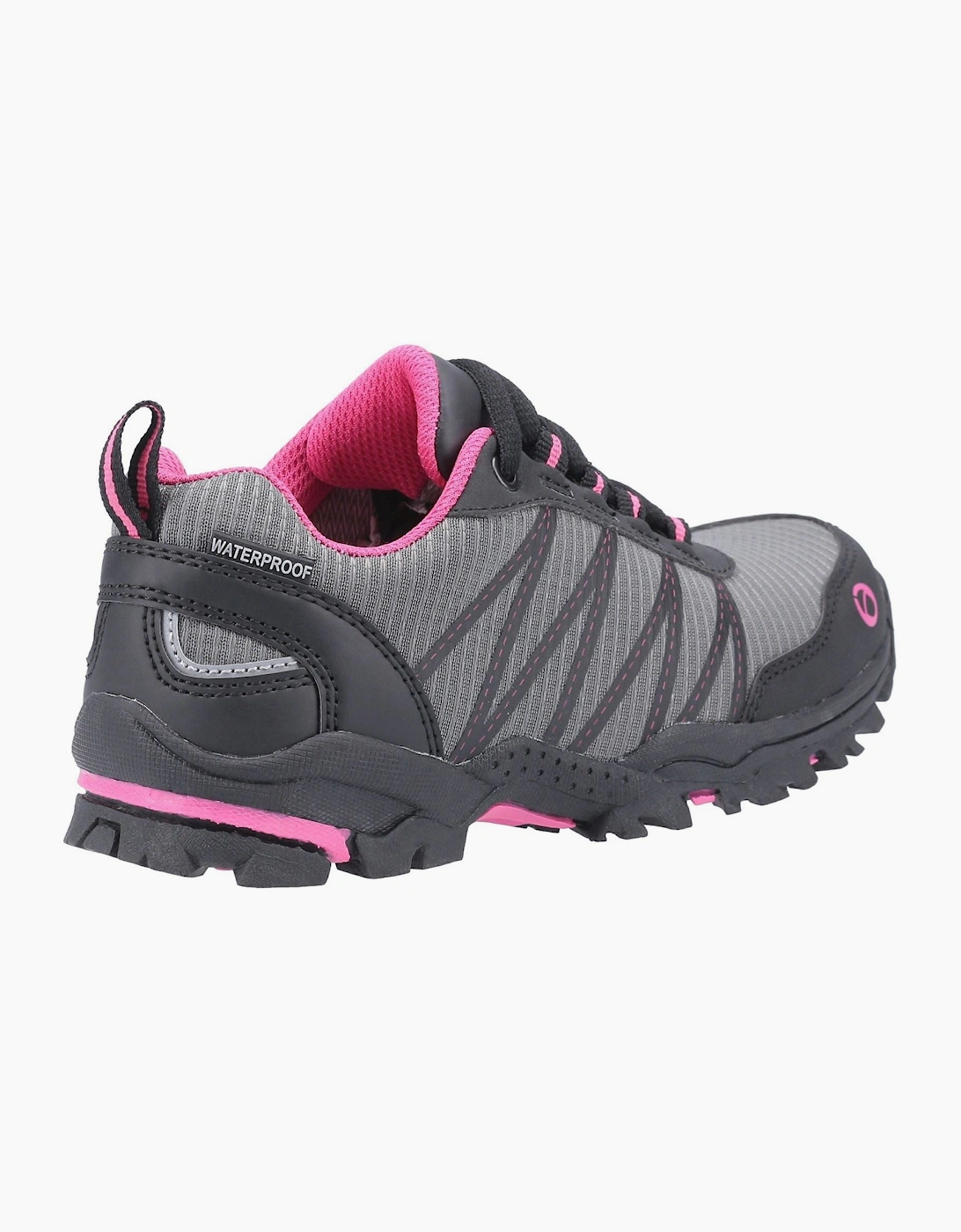 Cotswold Littledean Nylon Girl's Pink/Grey Hiking Boots