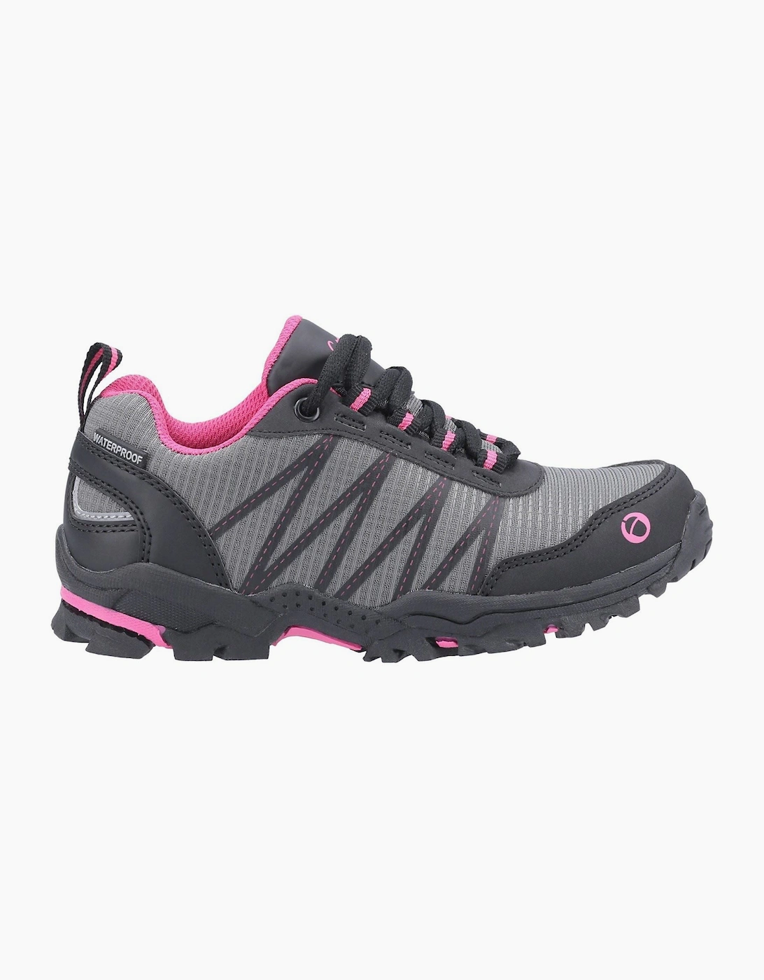 Cotswold Littledean Nylon Girl's Pink/Grey Hiking Boots