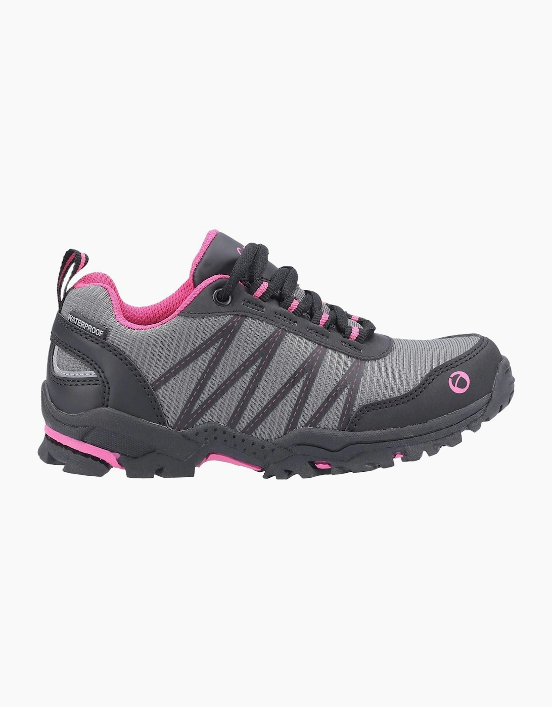 Cotswold Littledean Nylon Girl's Pink/Grey Hiking Boots