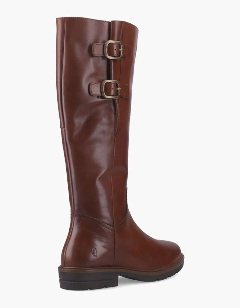 Hush Puppies Tallulah Leather Women's Tan Boots