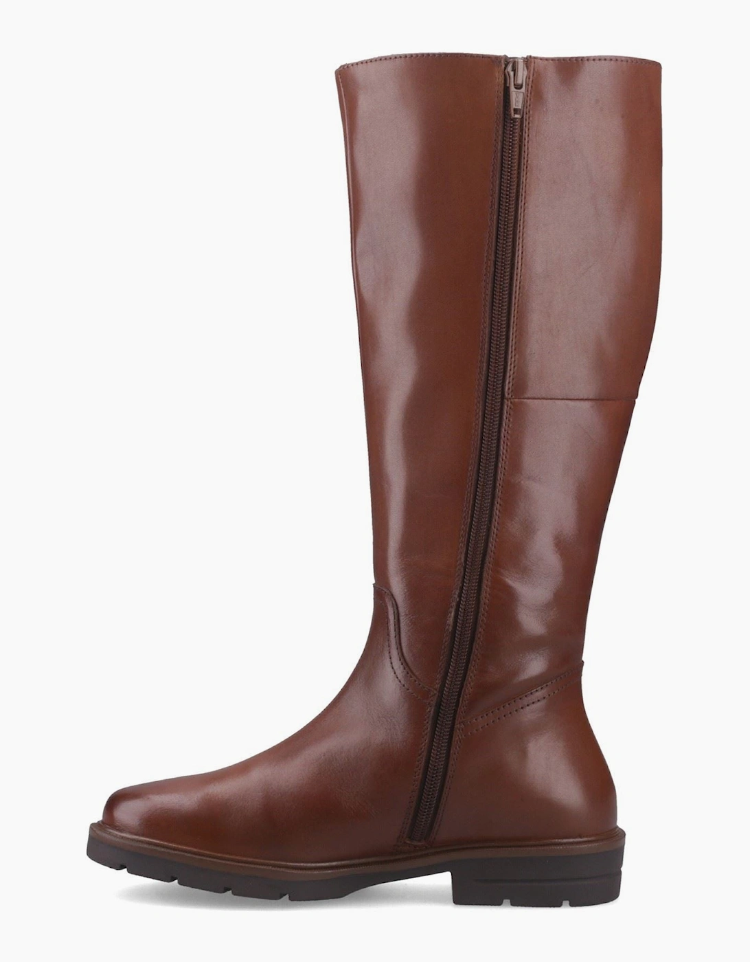 Hush Puppies Tallulah Leather Women's Tan Boots