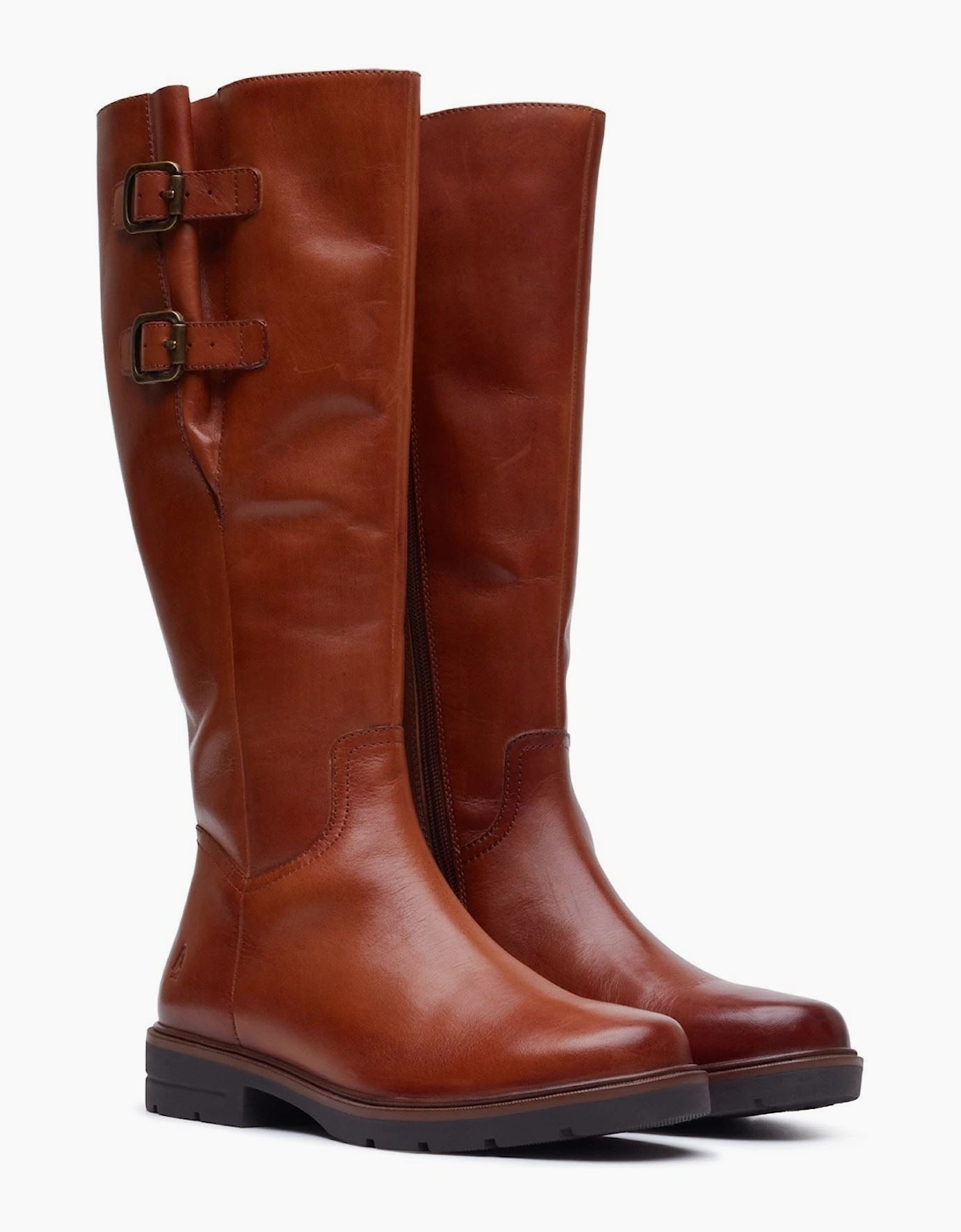 Hush Puppies Tallulah Leather Women's Tan Boots