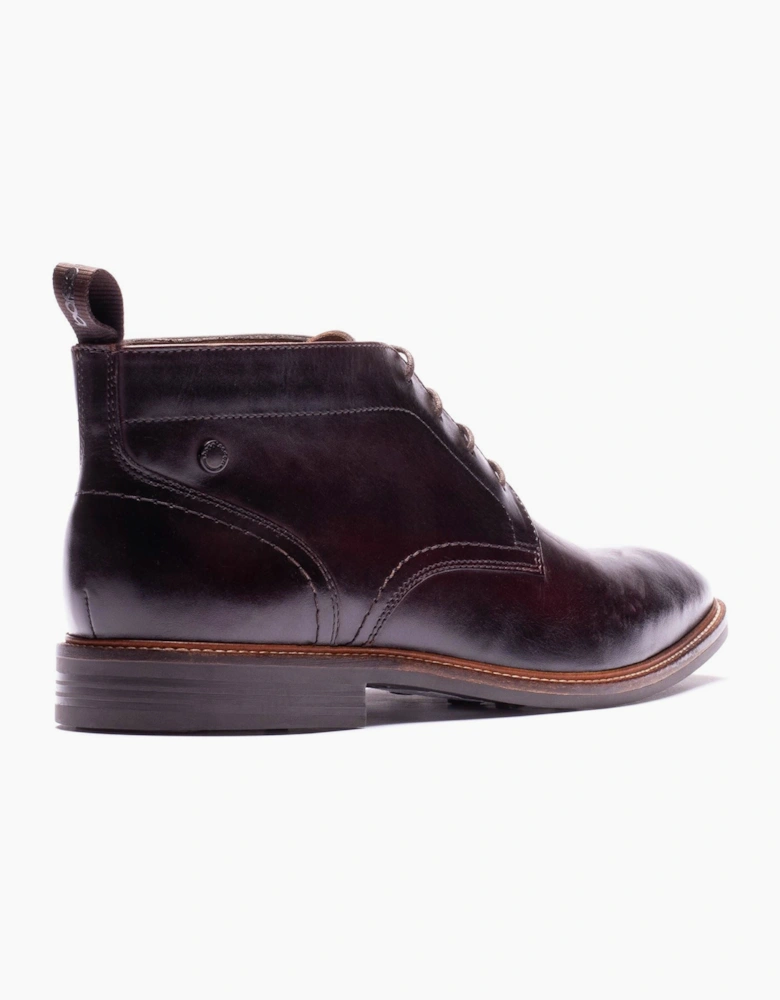 Base London Belgrave Leather Men's WASHED BROWN Ankle Boots