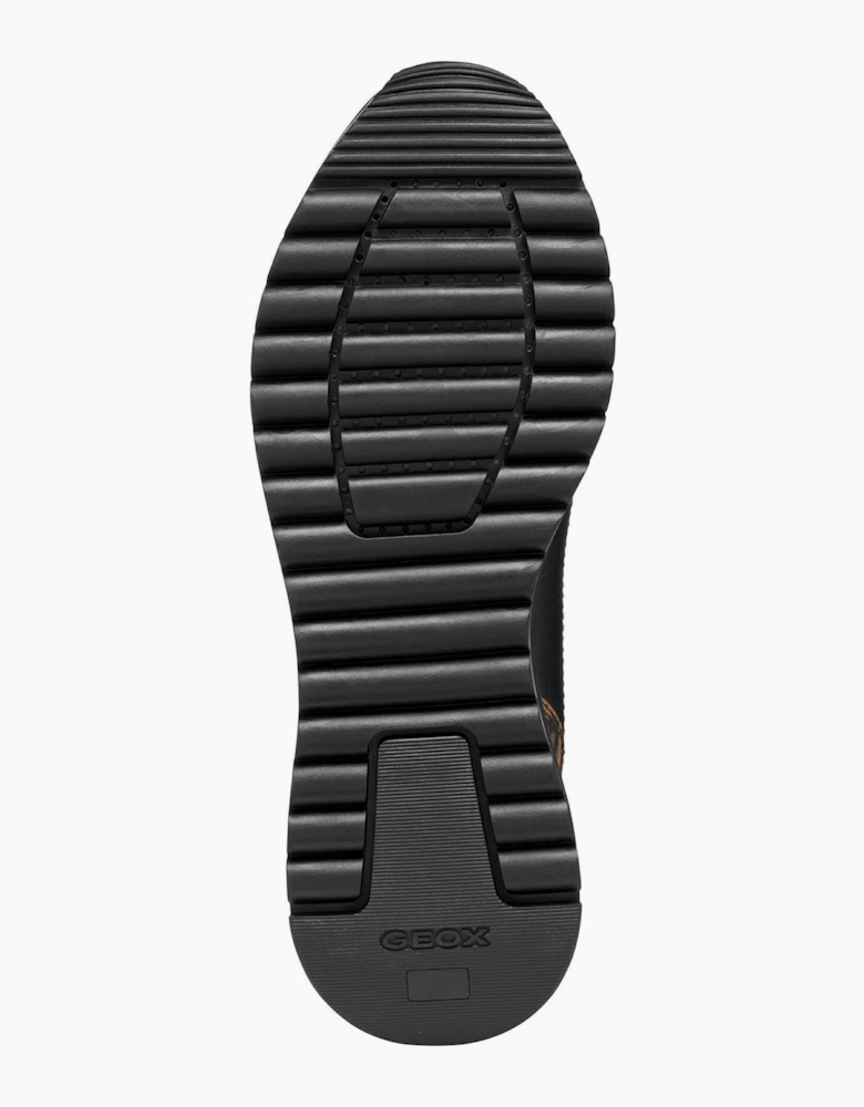 Geox D Desya A Leather Women's Black Trainers