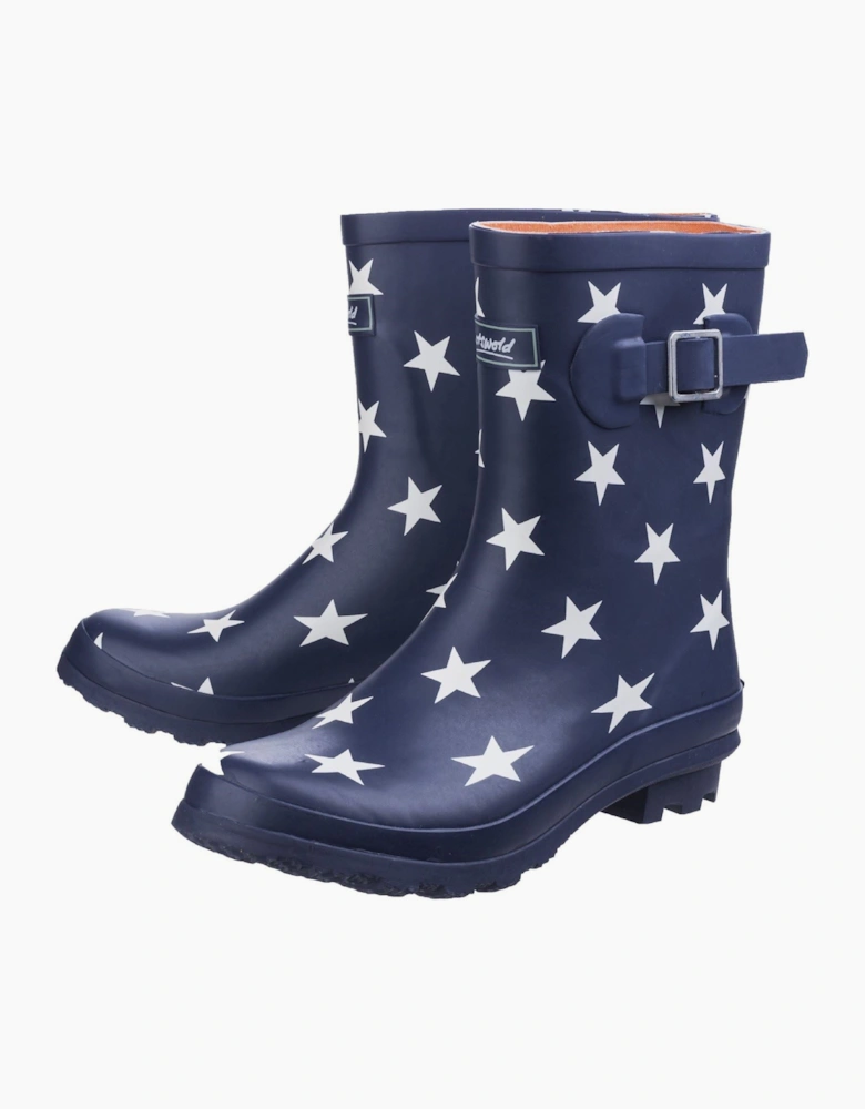 Cotswold Badminton Rubber Women's Star Slim Fit Wellington Boots