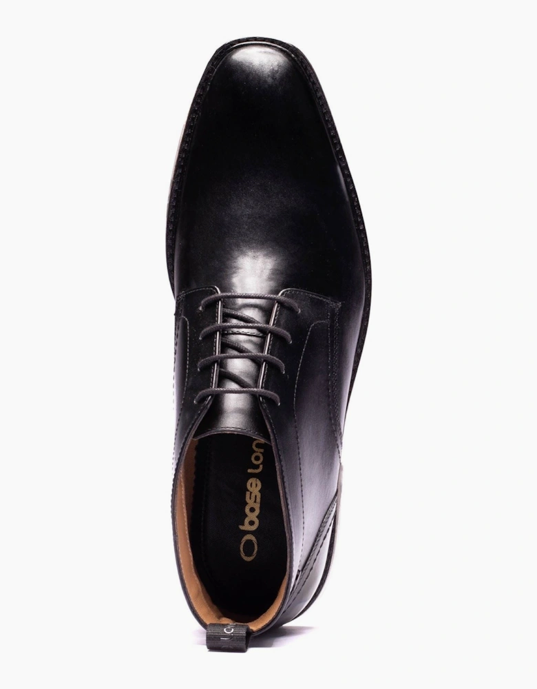 Base London Belgrave Leather Men's BLACK Ankle Boots