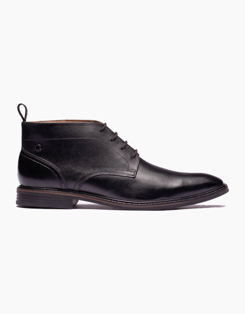 Base London Belgrave Leather Men's BLACK Ankle Boots
