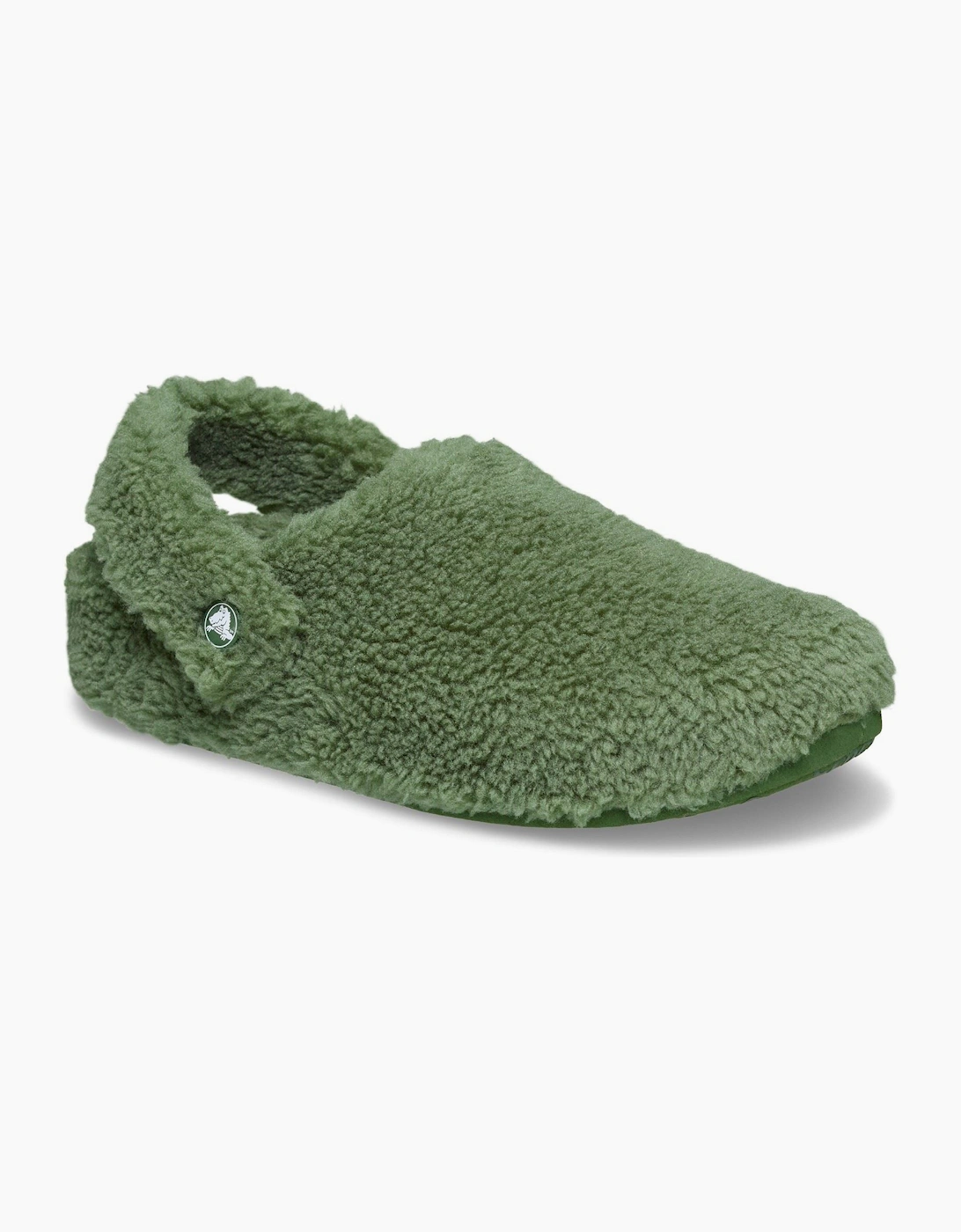 Crocs Classic Cozzzy Polyester Men's Army Green Slippers
