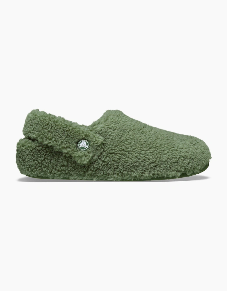 Crocs Classic Cozzzy Polyester Men's Army Green Slippers