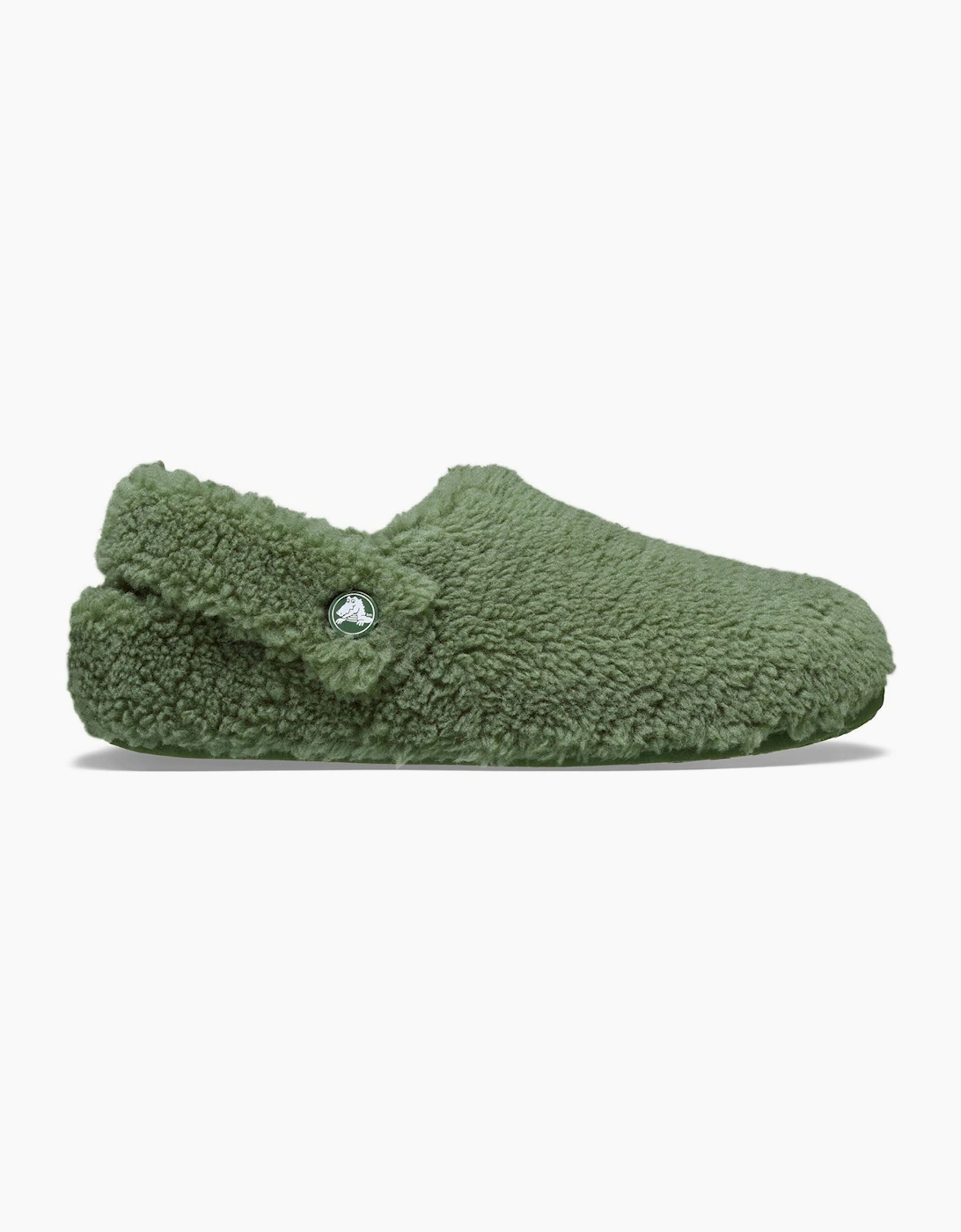Crocs Classic Cozzzy Polyester Men's Army Green Slippers