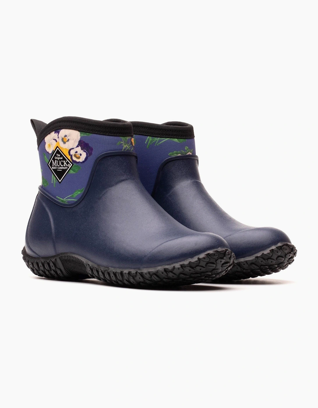 Muck Boots Muckster II Ankle Rubber Women's Navy Wellington Boots