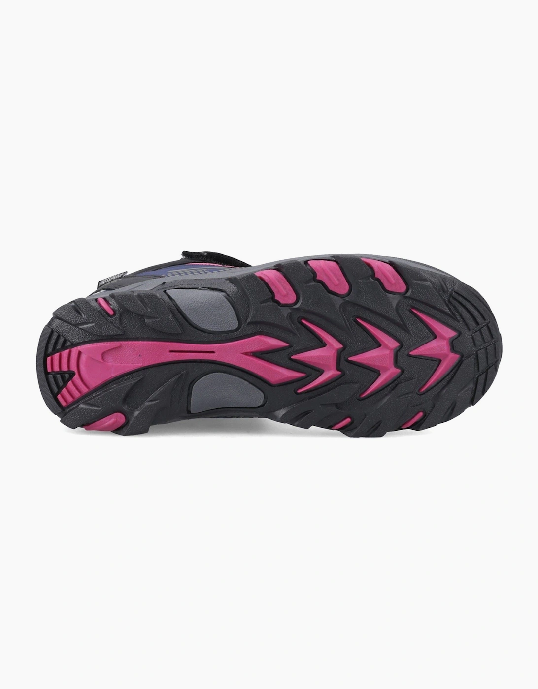 Hi-Tec Blackout Mid Polyester Girl's Navy/Magenta Hiking Boots