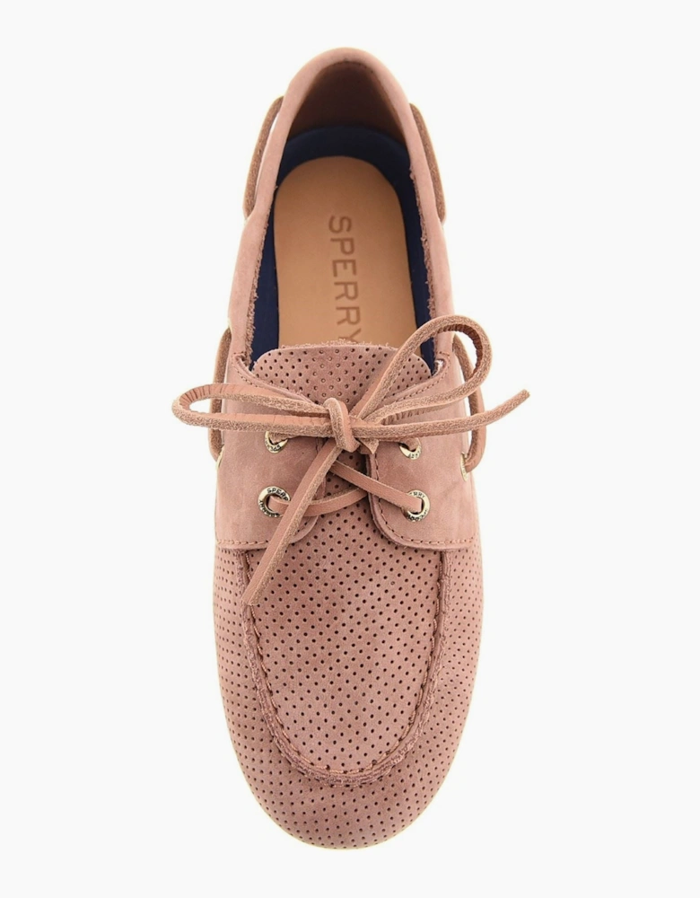 Sperry Slim Boat Shoe Leather Women's Amaretto Boat Shoes