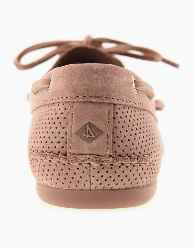 Sperry Slim Boat Shoe Leather Women's Amaretto Boat Shoes