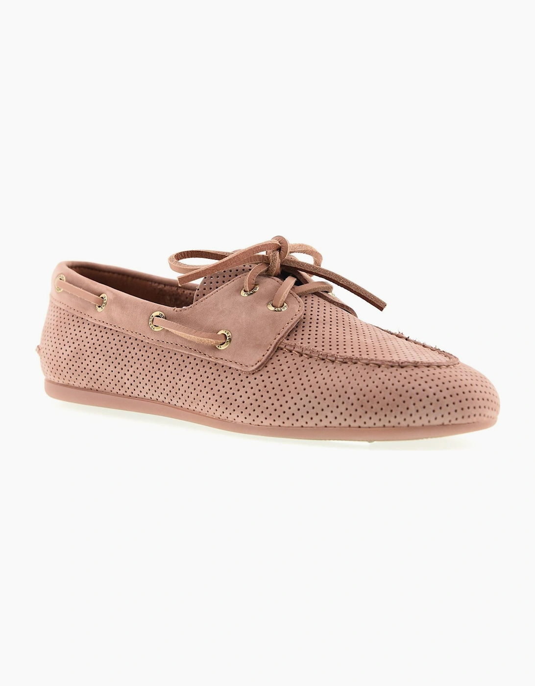 Sperry Slim Boat Shoe Leather Women's Amaretto Boat Shoes