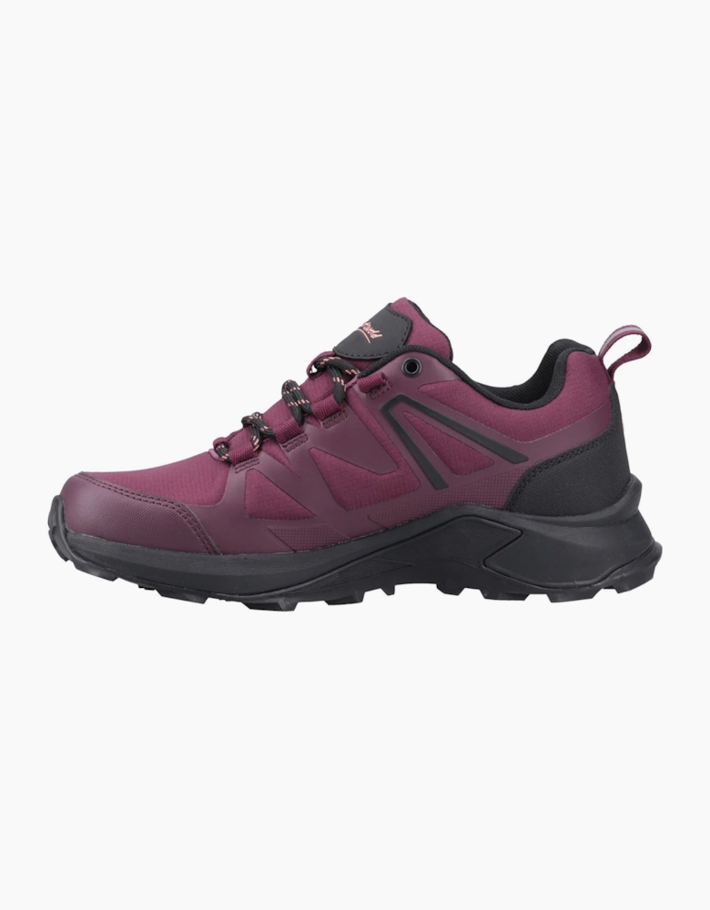 Cotswold Horton Low Textile Women's Burgundy Hiking Shoes