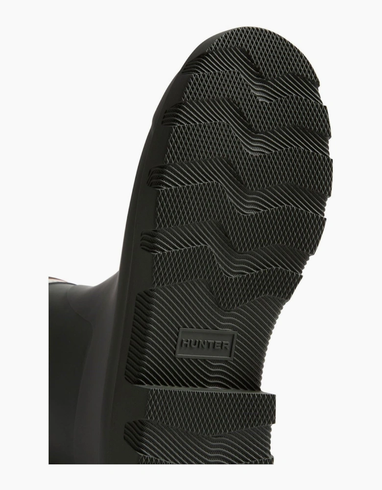 Hunter Downpour Short Rubber Men's Dark Olive Wellington Boots