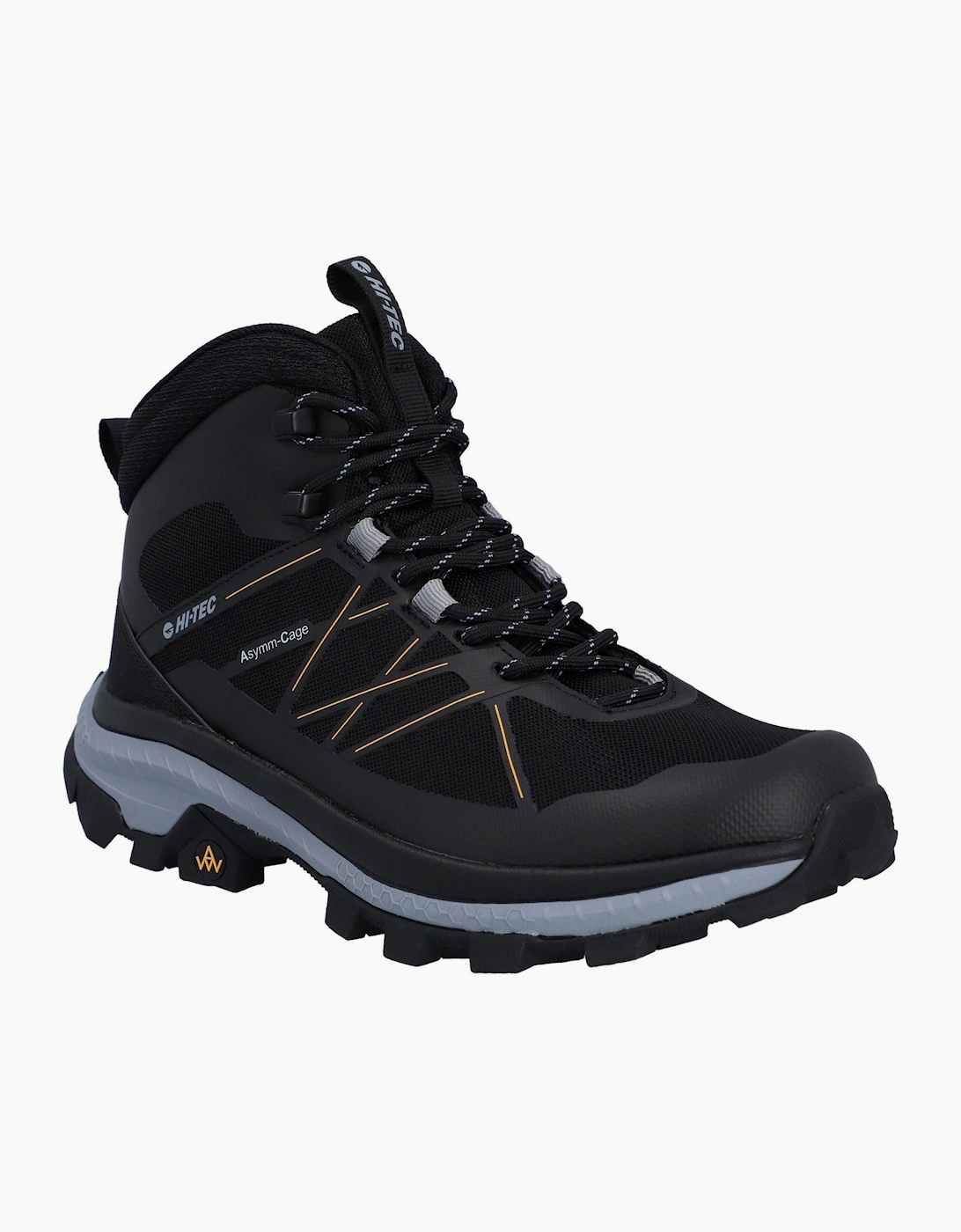 Hi-Tec Infuse Mid Polyester Women's Black/Artisans Gold Hiking Boots, 7 of 6