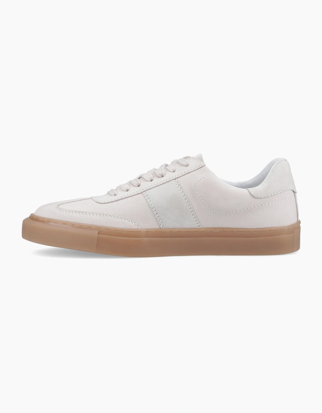 Hush Puppies Riley Suede Men's White Trainers