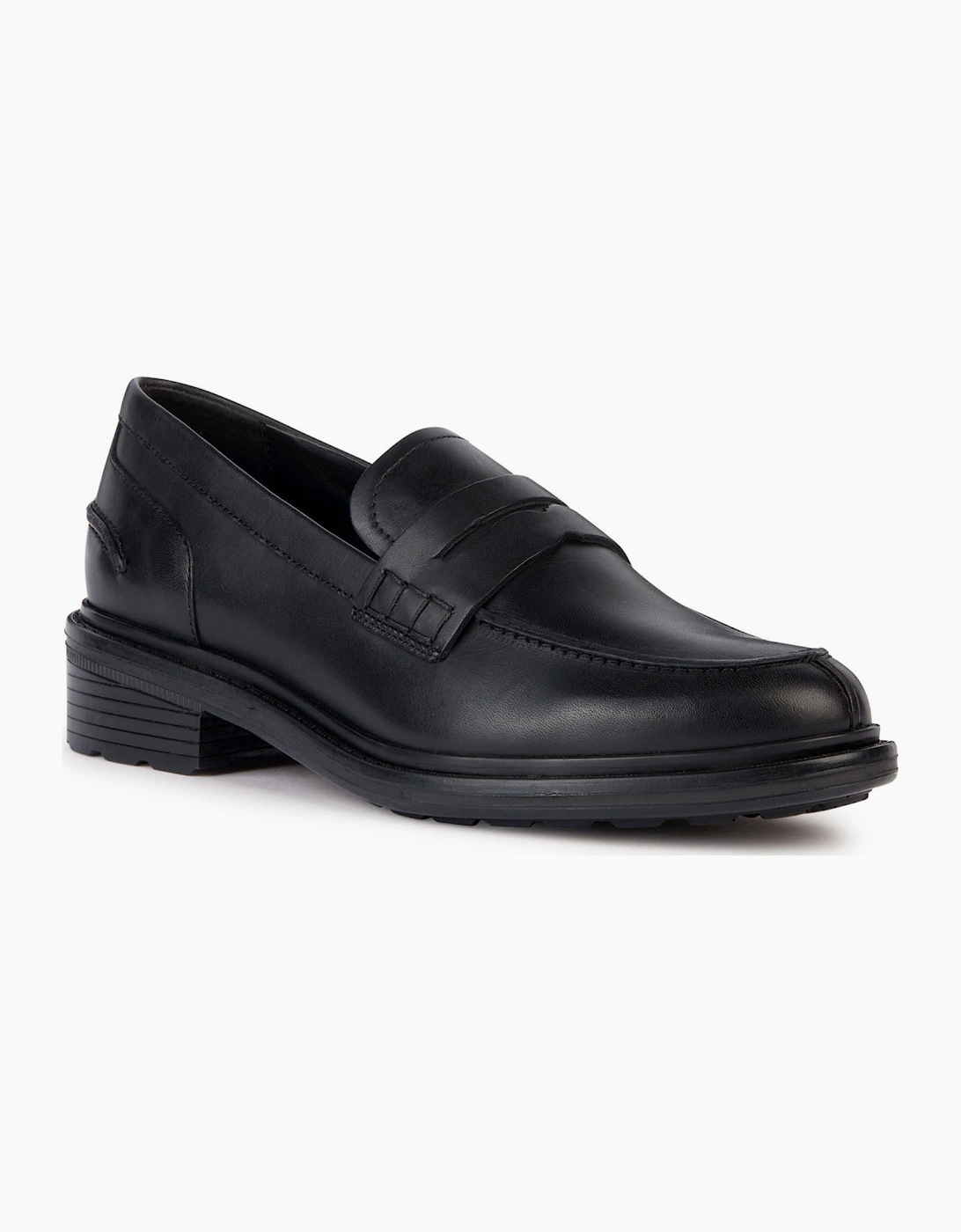 Geox D Walk Pleasure F Leather Women's Black Moccasins Shoes, 8 of 7