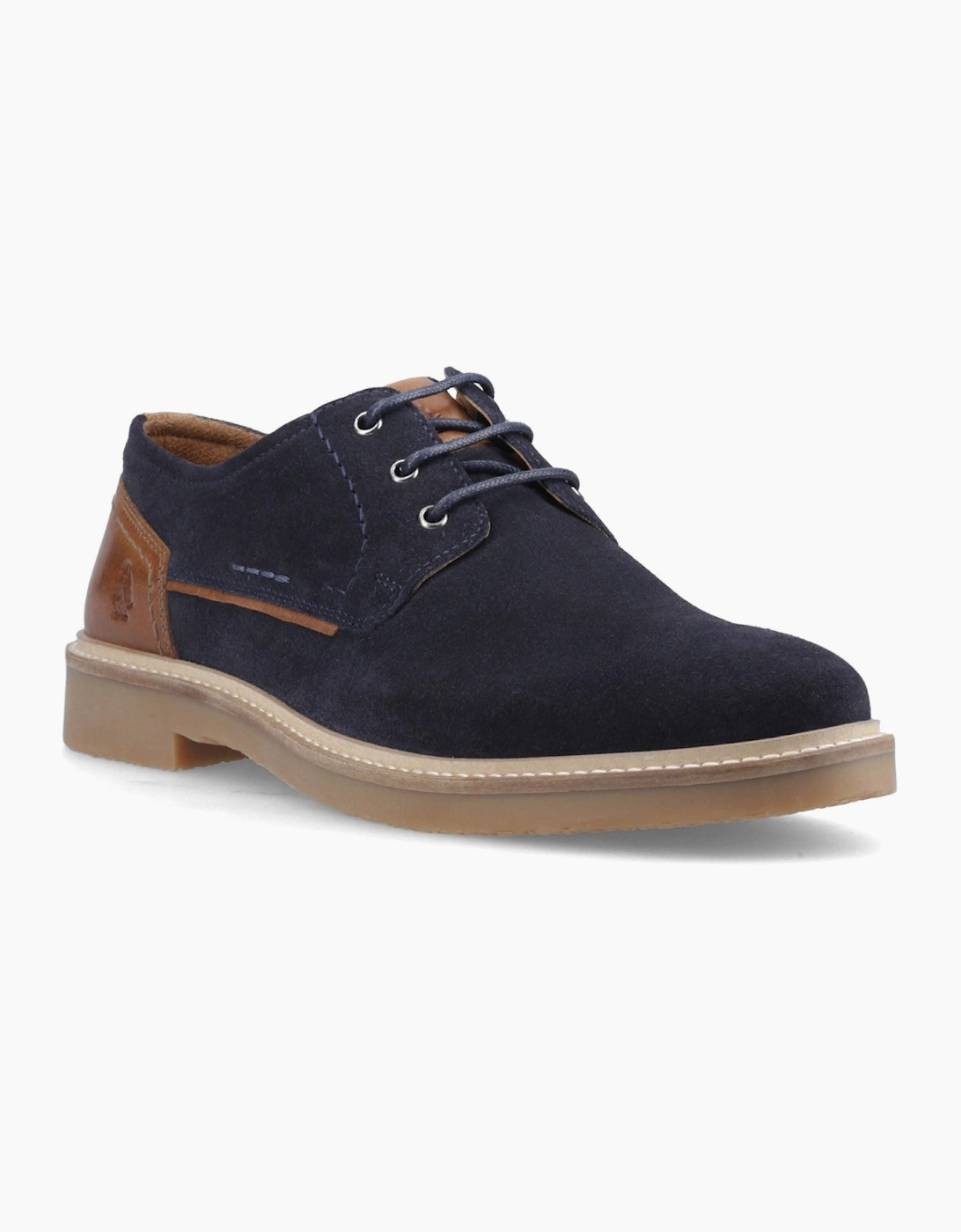 Hush Puppies Men's Navy Guy Leather Lace-Up Shoes - Size 11