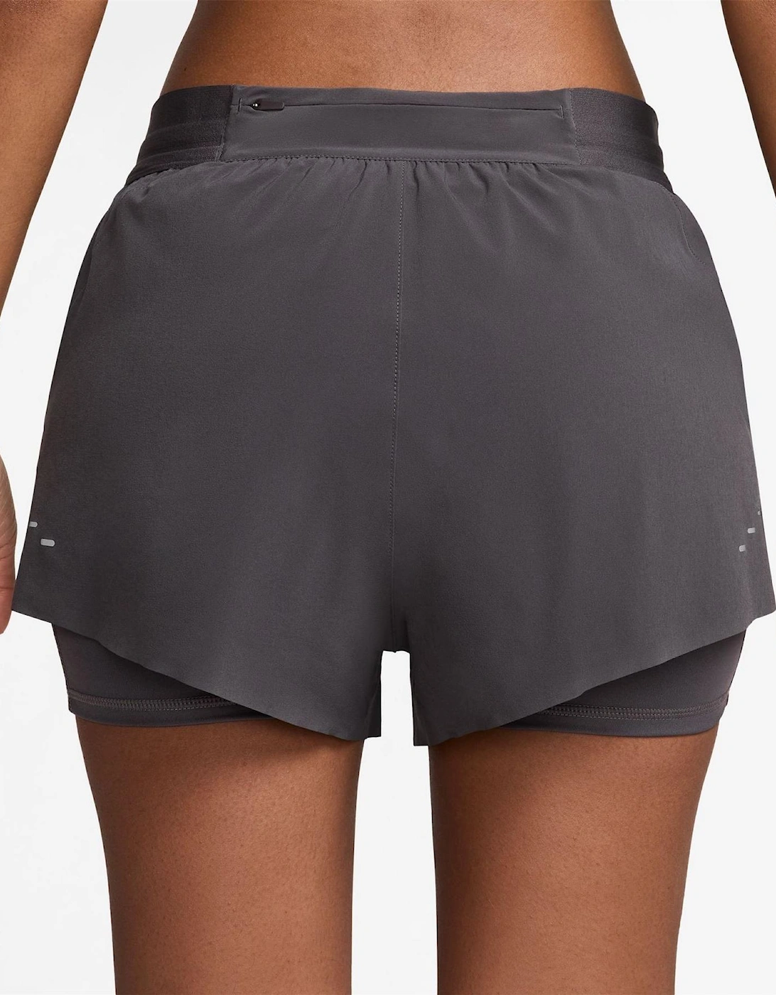 Womens Fit Swift Mid Rise 3 2 In 1 Shorts