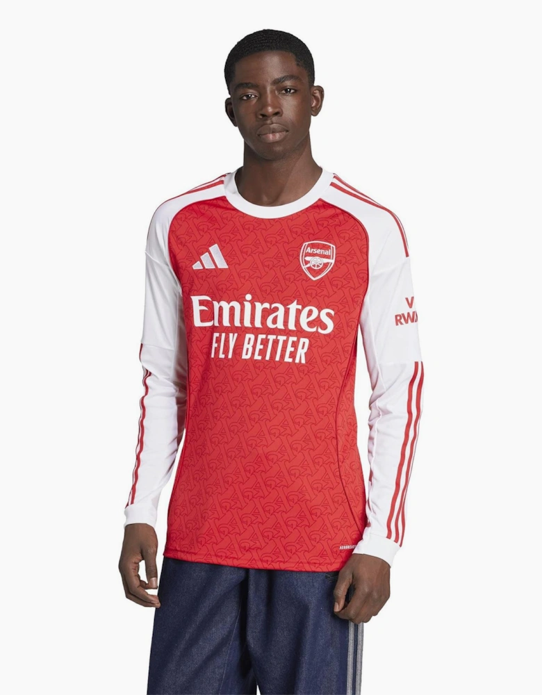 Arsenal Printed Logo Crew Neck Long Sleeve Jersey