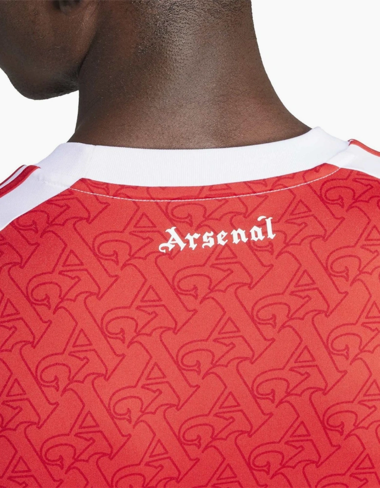 Arsenal Printed Logo Crew Neck Long Sleeve Jersey