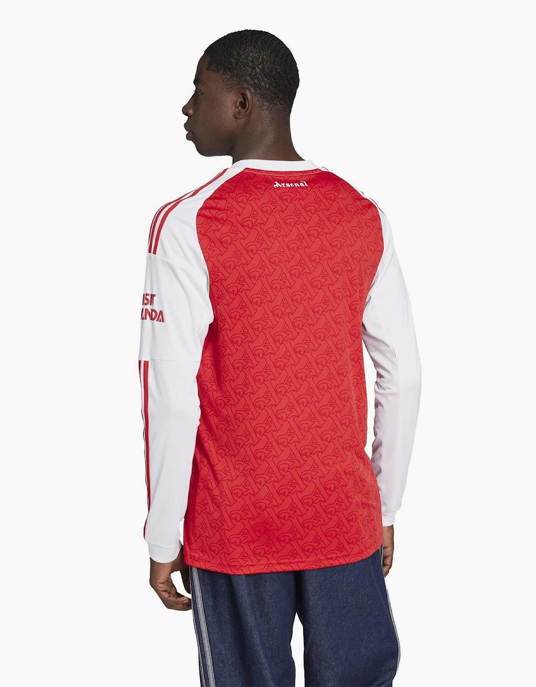 Arsenal Printed Logo Crew Neck Long Sleeve Jersey