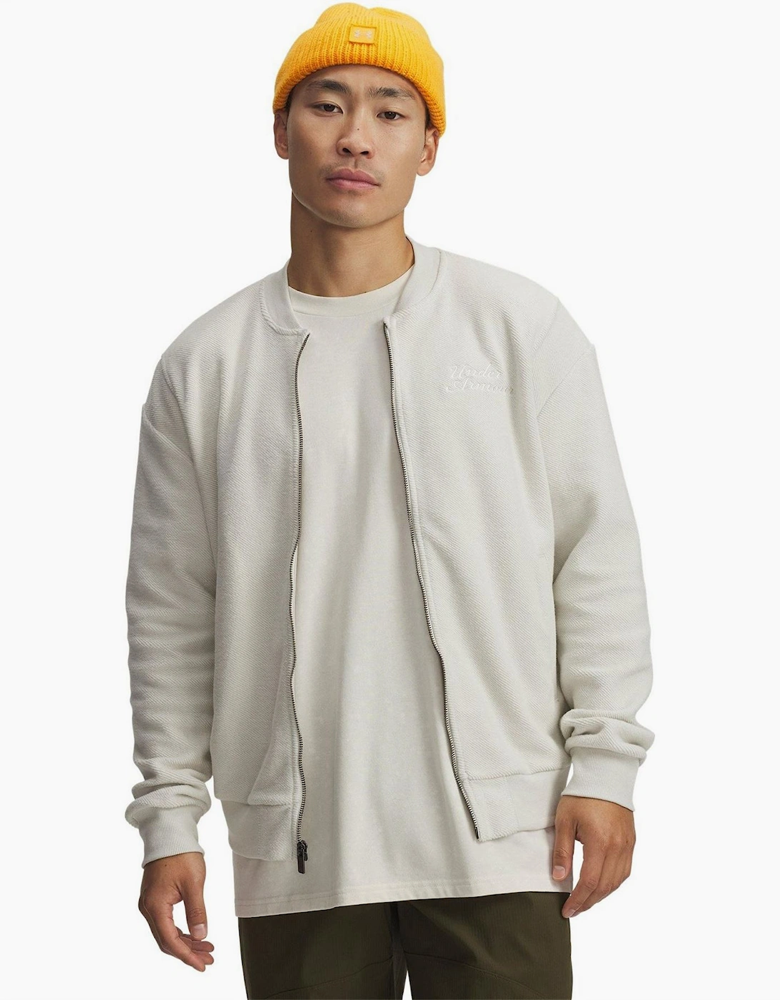 Terry Bomber Jacket with Ribbed Cuff, 4 of 3