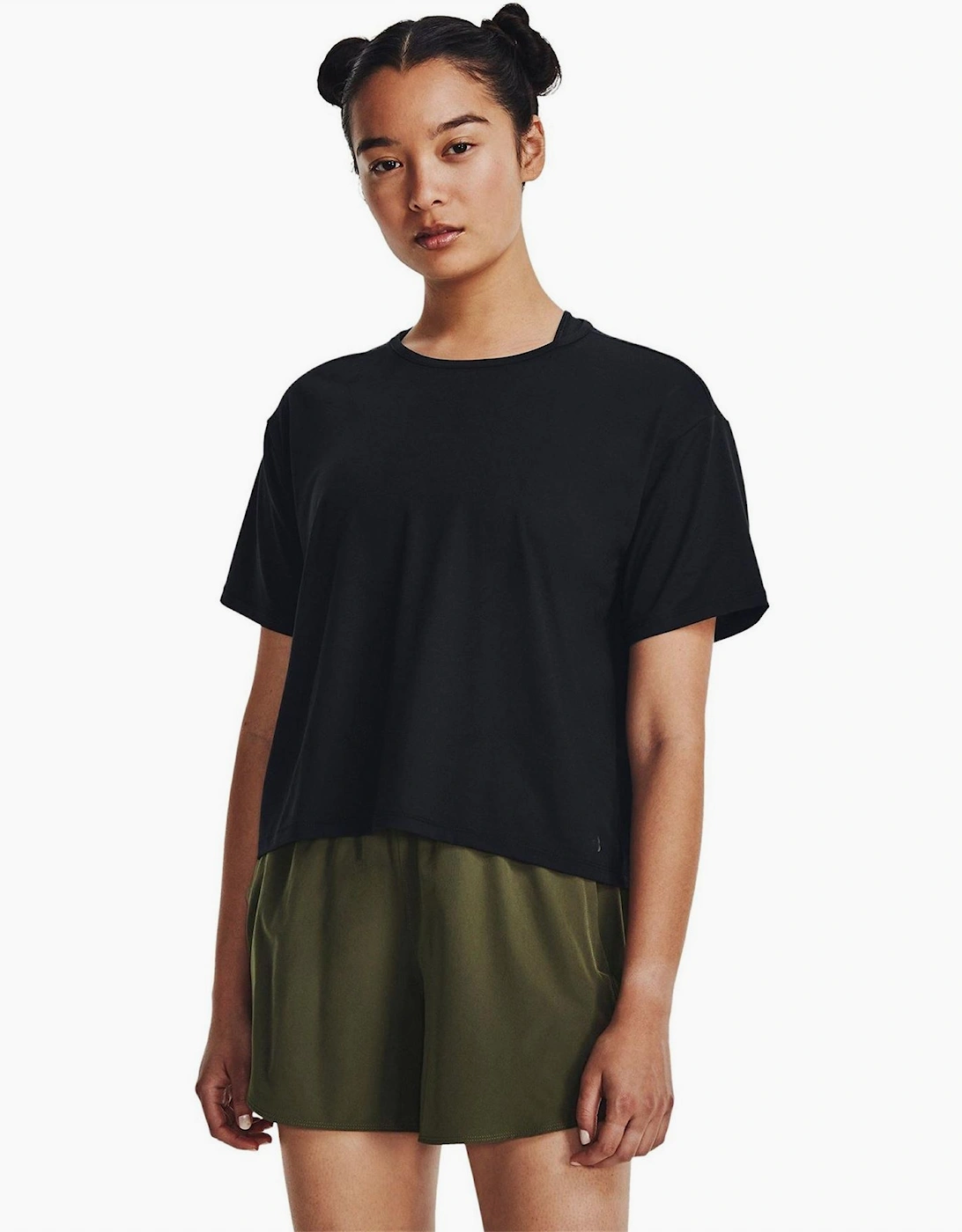 Womens Armour Motion Ss Gym Top