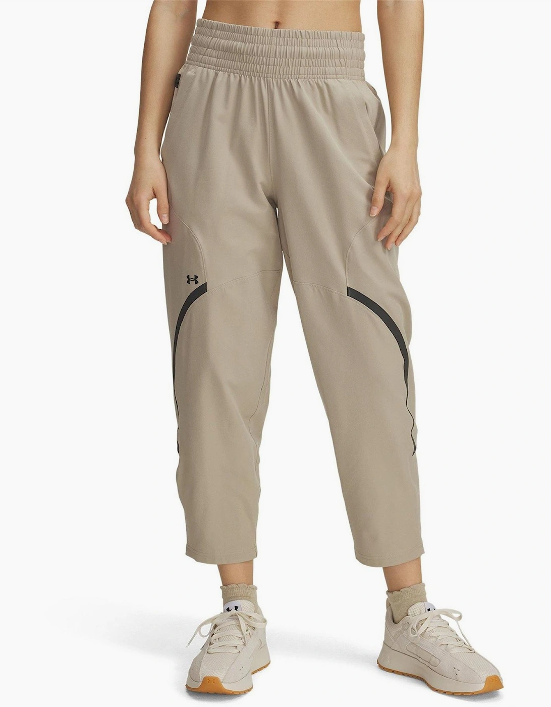 Under Armour Women's Brown Armour Ankle Pant Tracksuit Bottom - Size 14/30In