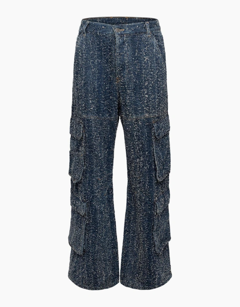 D Sire Cargo Wide Leg Jeans