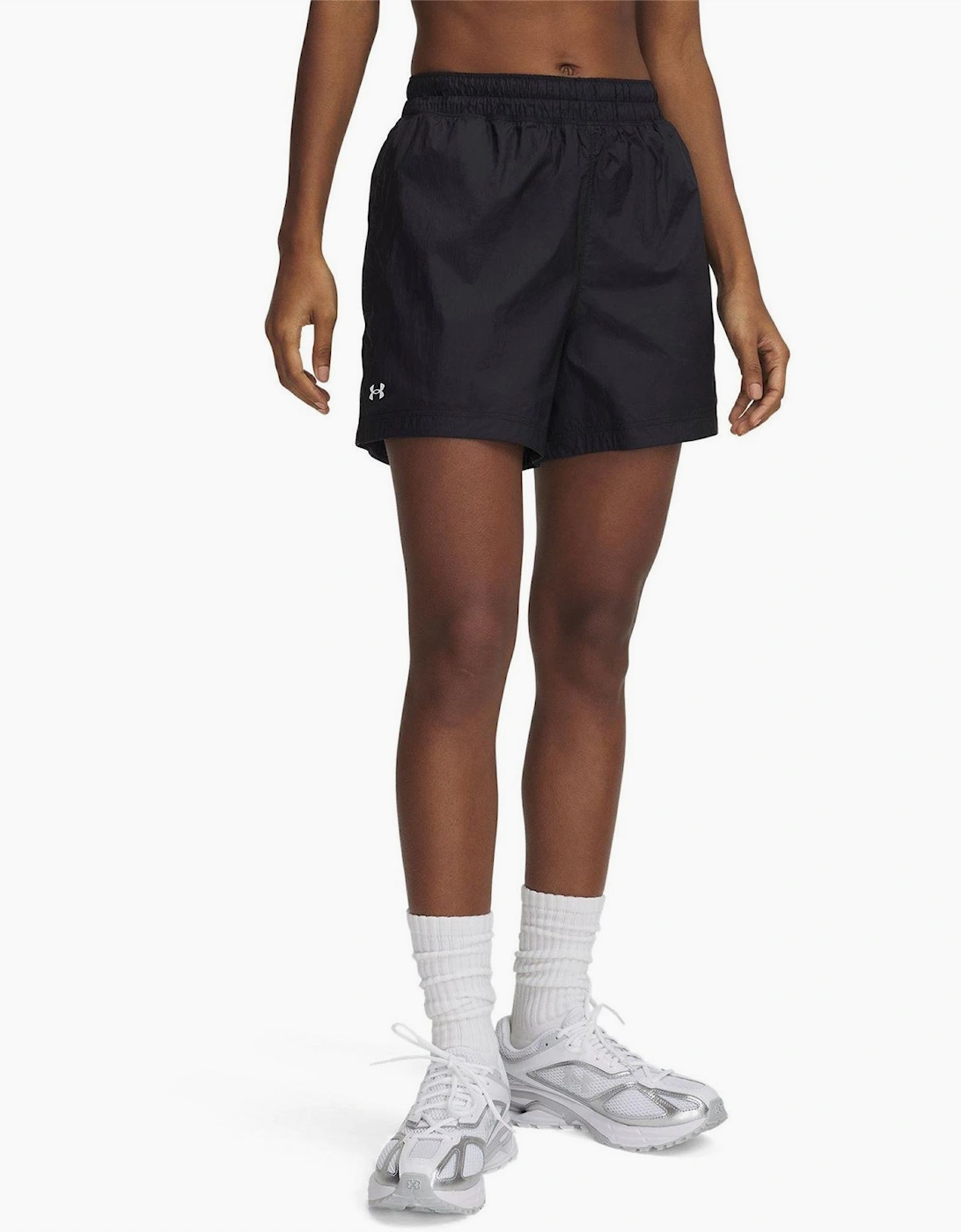 Under Armour Women's Black Rival Woven Shorts - Size 8