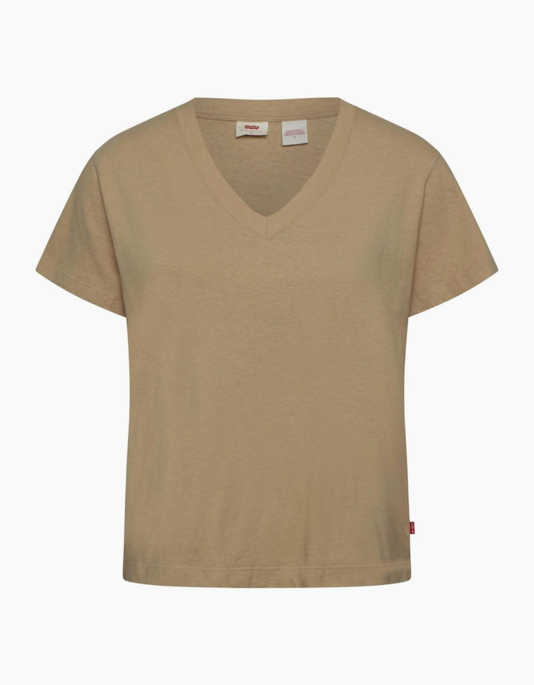 Boxy Vneck Tee