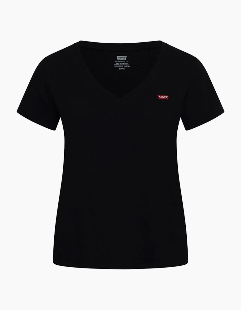 Perfect Slub Vneck Anthracite