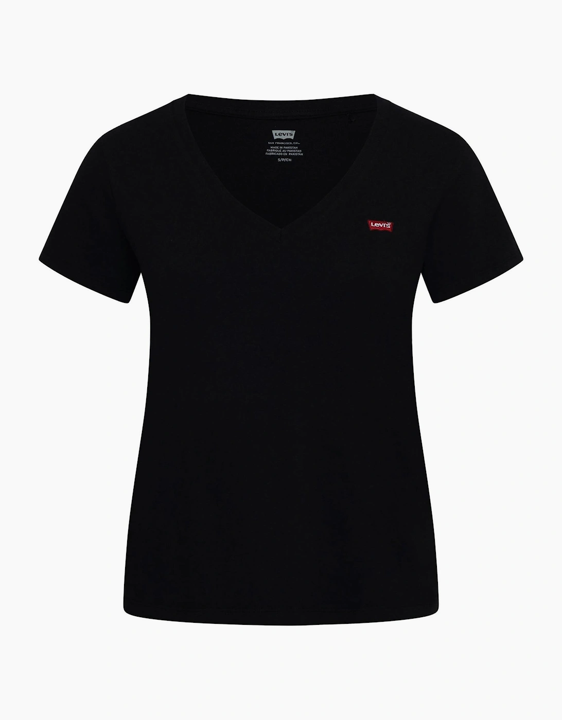 Levi's Levi's Women's Perfect Slub Vneck Anthracite - Black