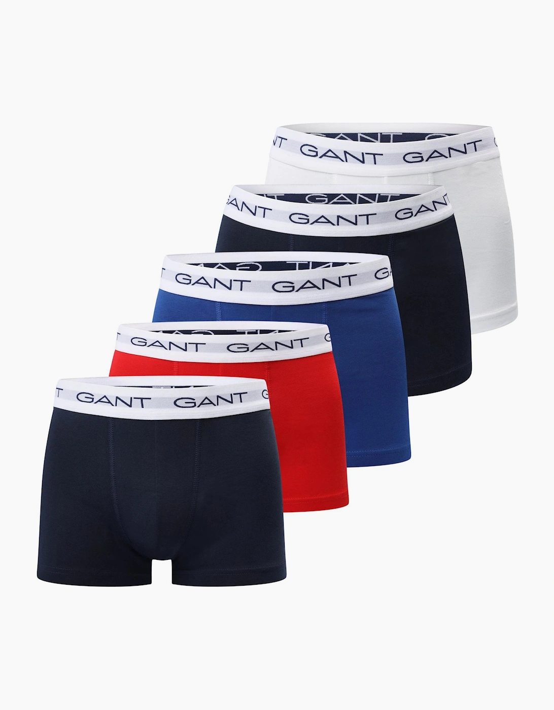 Gant Men's Multi Trunks 5 Pack - Size 32/33/32