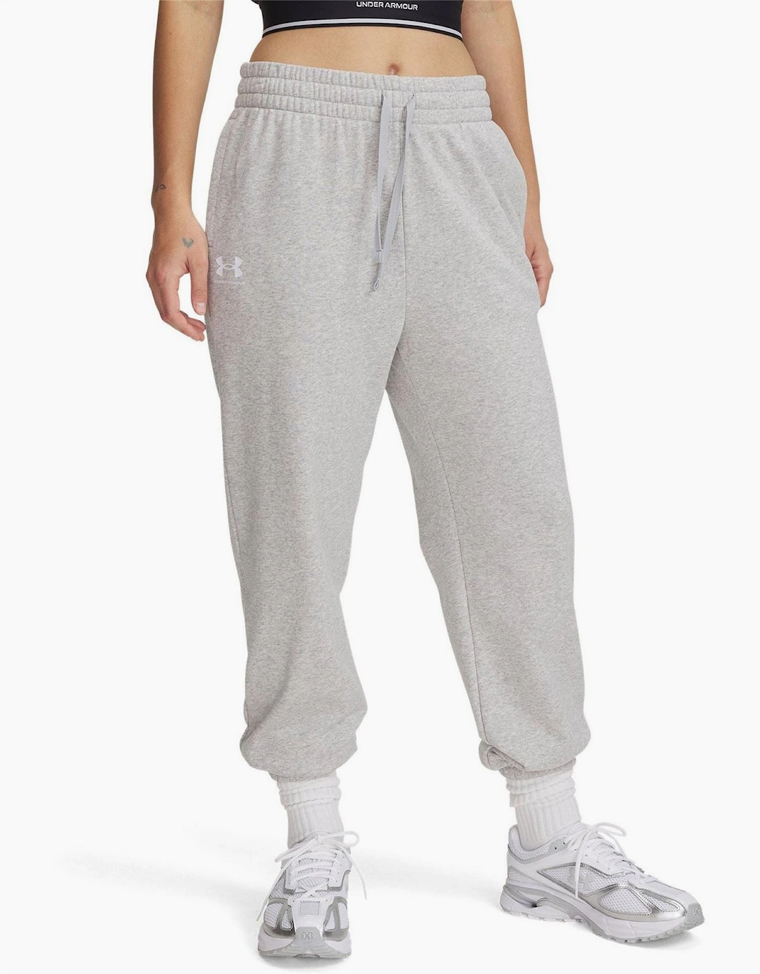 Under Armour Women's Womens Armour Ua Rival Terry Jogger Joggers - Grey - Size, 14/30in