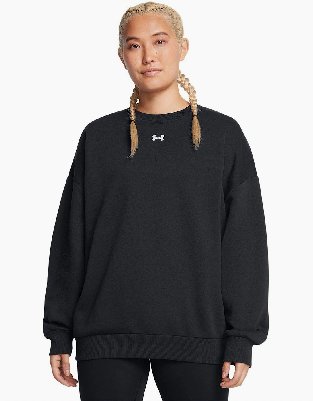 Womens Armour Rival Fleece Os Crew Sweatshirt