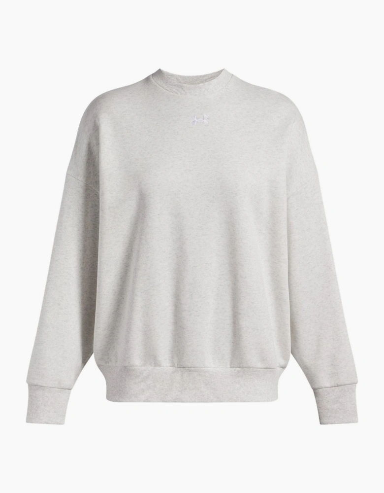 Womens Armour Rival Fleece Os Crew Sweatshirt