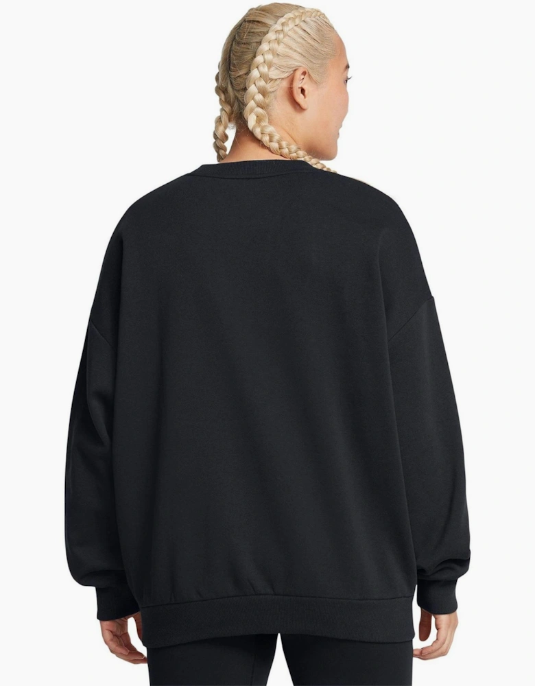 Womens Armour Rival Fleece Os Crew Sweatshirt