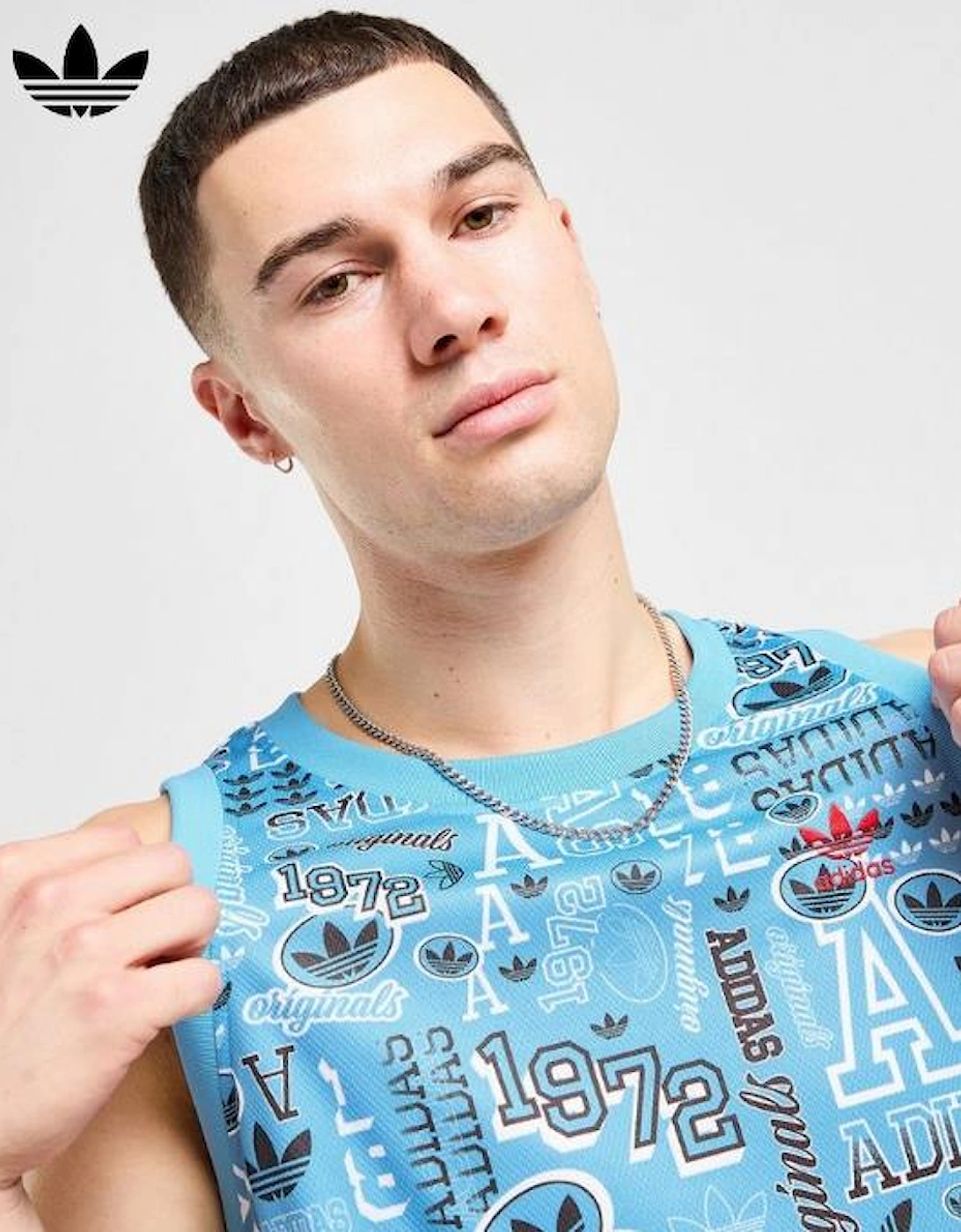 Adidas Originals Graphic Sticker Tank Top Mens Vest