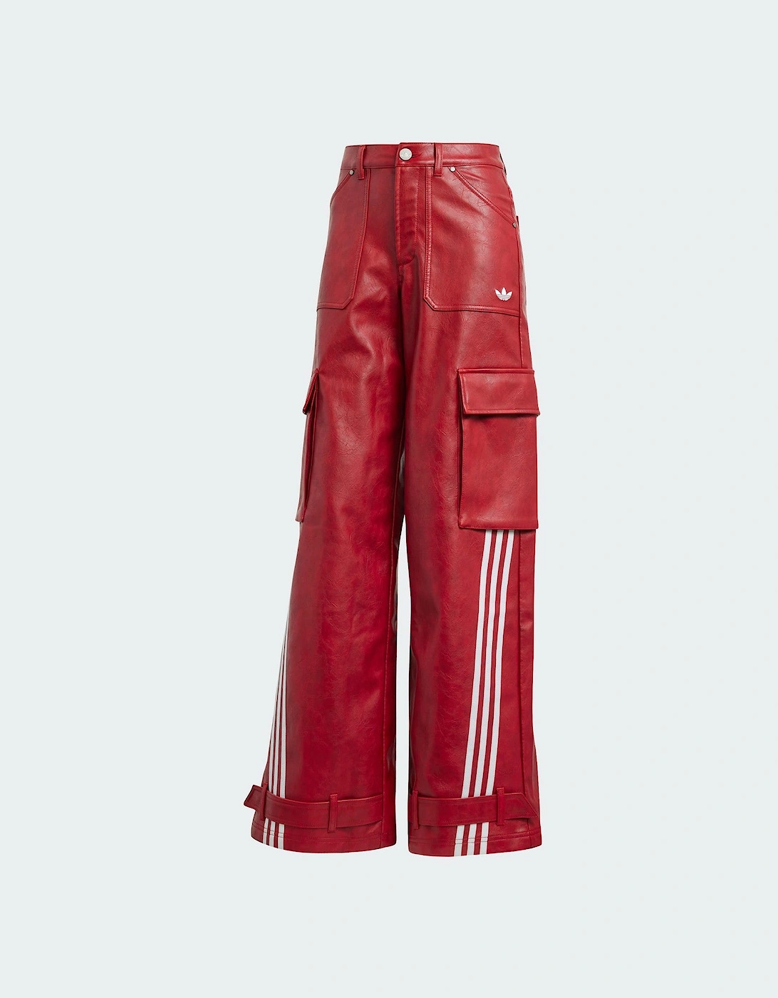 Adidas Adilenium Womens Season 3 Vintage Faux Leather Pants