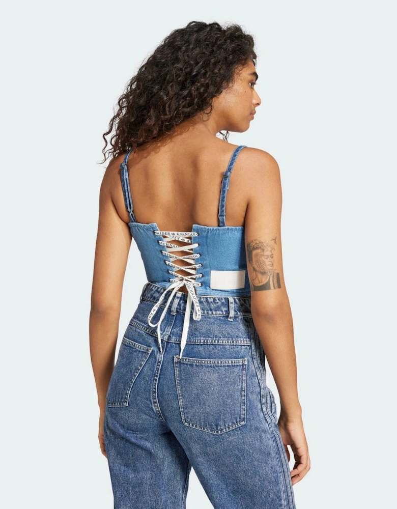 Adidas Originals Womens Kseniaschnaider Denim Corset