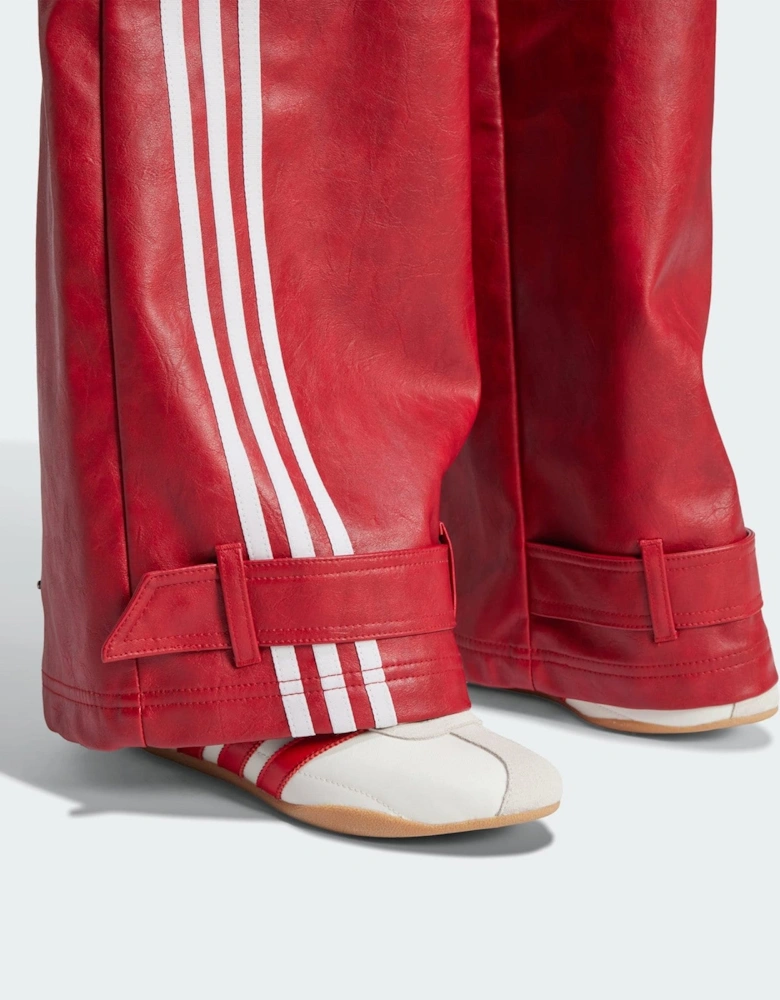 Adidas Adilenium Womens Season 3 Vintage Faux Leather Pants