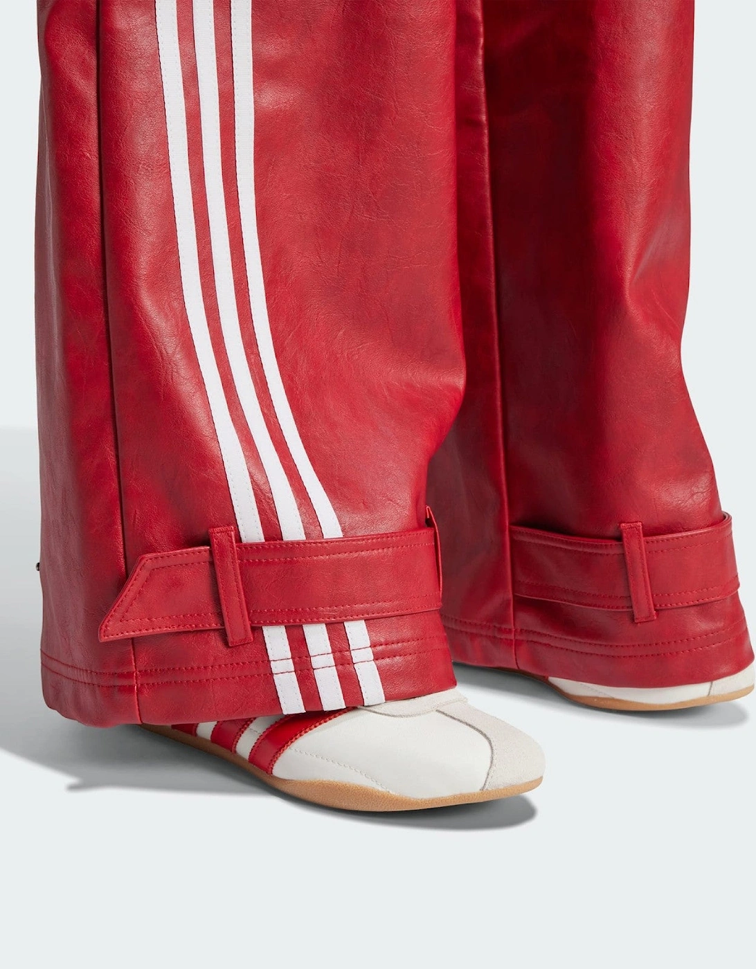 Adidas Adilenium Womens Season 3 Vintage Faux Leather Pants